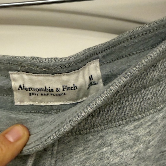 Abercrombie & Fitch Men Gray Joggers Medium - Picture 2 of 3